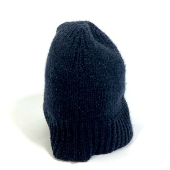 HERMES Beanie Apparel/fashion accessories Knit hat Cashmere Black - Picture 11 of 11